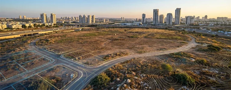 קרקע למכירה המיועדת לפיתוח והשקעת נדלן